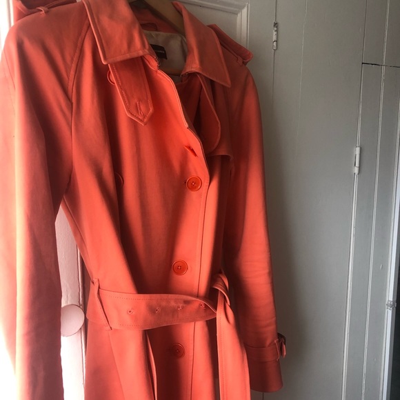 Club Monaco Trench Size S, Coral - Picture 2 of 6